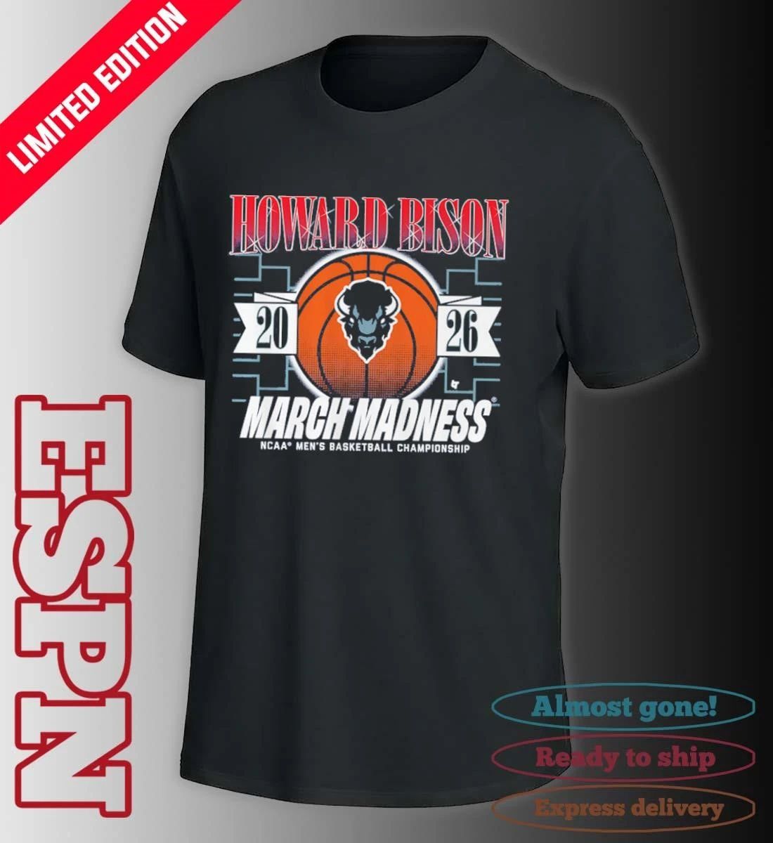 Howard Bison Men’s Basketball March Madness NCAA Tournament Shirt