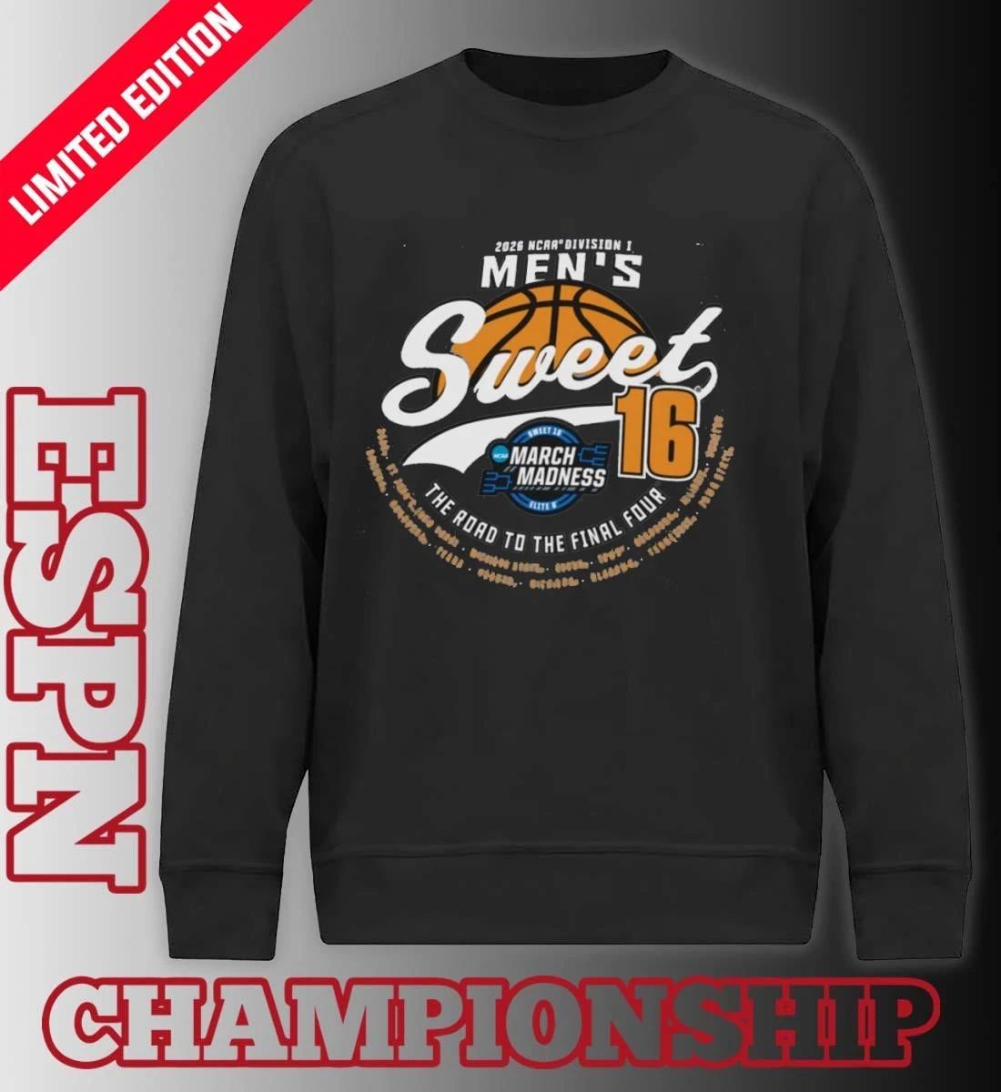 Sweet Sixteen 2026 NCAA DI Men’s Basketball Tournament March Madness Shirt