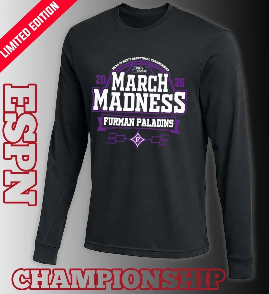 Furman Paladins March Madness 2026 NCAA DI Men’s Basketball Tournament T-Shirt