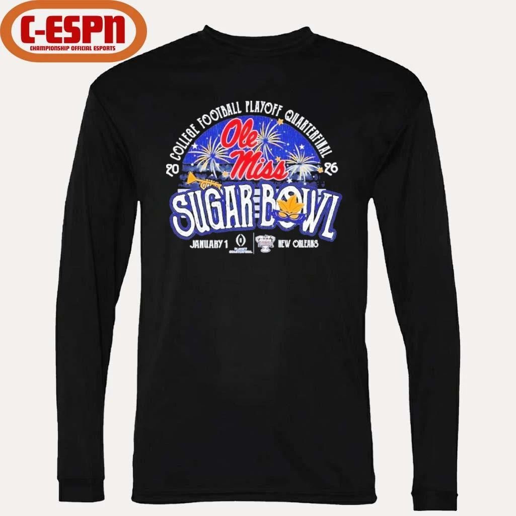 Ole Miss Sugar Bowl Powder Fireworks Shirt