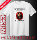 Never Underestimate An Old Woman With Native Blood In Her Seventies Classic T-Shirt