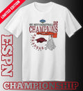 Arkansas Razorbacks SEC Men’s Basketball Tournament Champions Cut Nets T-Shirt