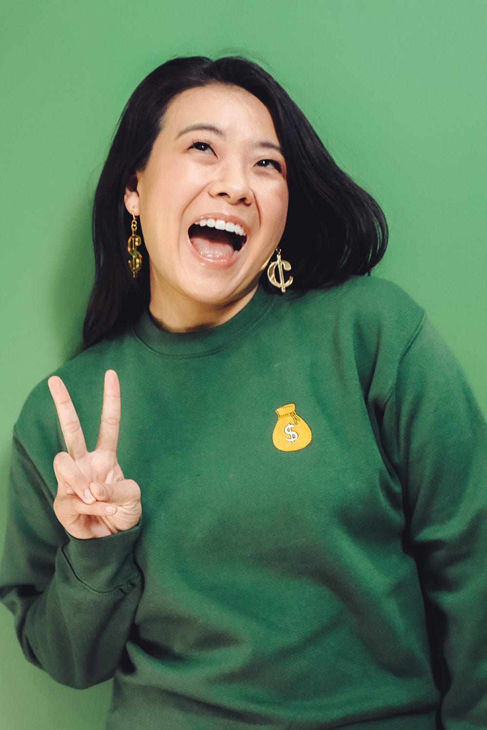 Your Rich BFF: 'Your Rich BFF' Forest Crewneck