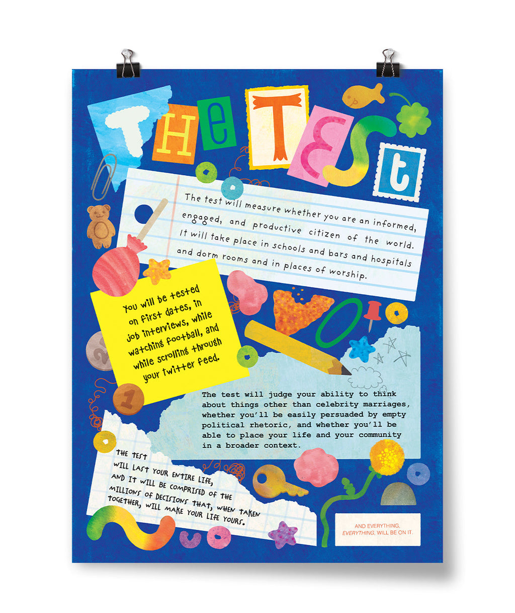 NEW! About the Test Poster