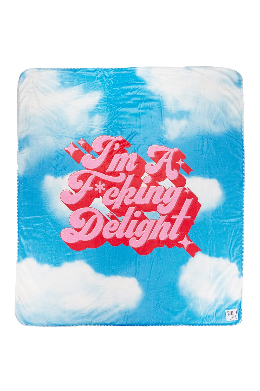 Wild ’Til 9: F*cking Delight Sherpa Blanket