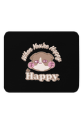 xChocoBars: Happy Black Travel Mousepad