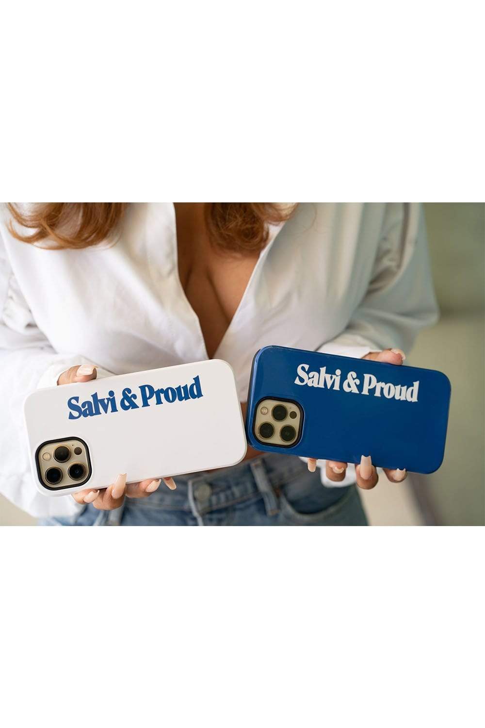 Yris Palmer: Salvi & Proud Blue Phone Case